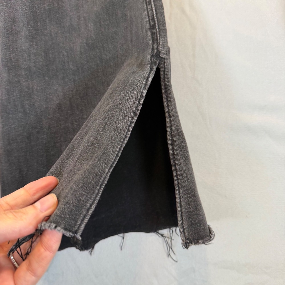 Hollister High Rise Flare Jeans Washed Black 5R 27x31 Y2K 90s Grunge Indie Boho - Picture 5 of 8